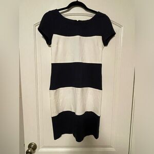 Banana republic 2P dress - striped blue and white